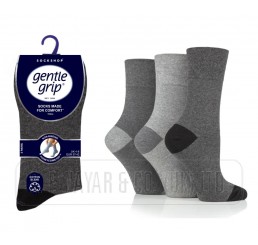 unisex diabetic cotton socks without elastic band, 3 pack