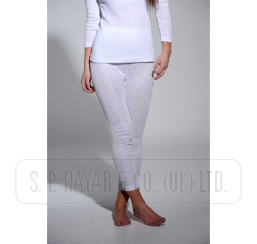 Snowdrop Ladies Thermal Long Sleeve Top White - X-Large (16-18) - SDL/SXL